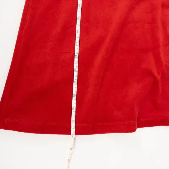 NEW Vintage 90s Sweet Potatoes Velour Cat Princess Dress Made in USA Red Sz 6X - Picture 10 of 10